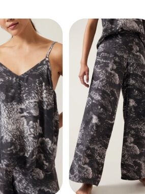 Athleta} Calm Cool Cami & Matching Pants Pajama Set with Cupro - Women’s L